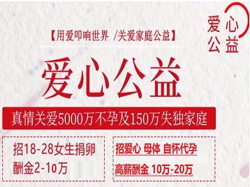 都安捐卵助孕生子 爱心志愿者招募